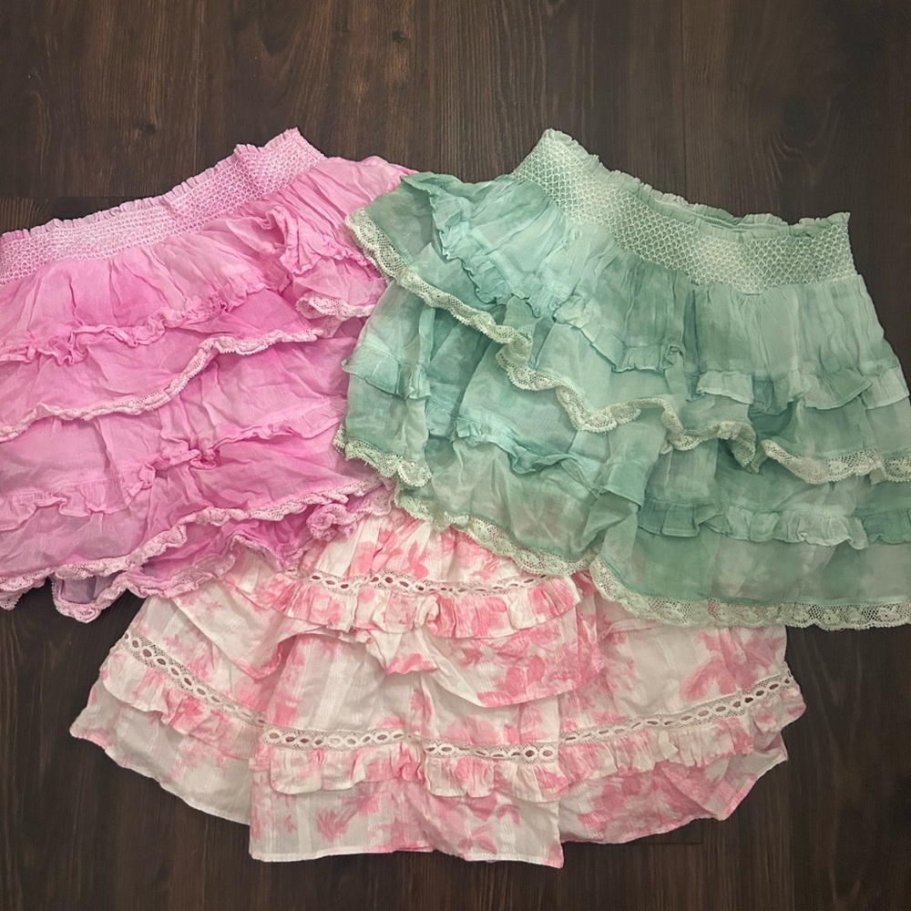 LoveShackFancy Set of 3 Skirt